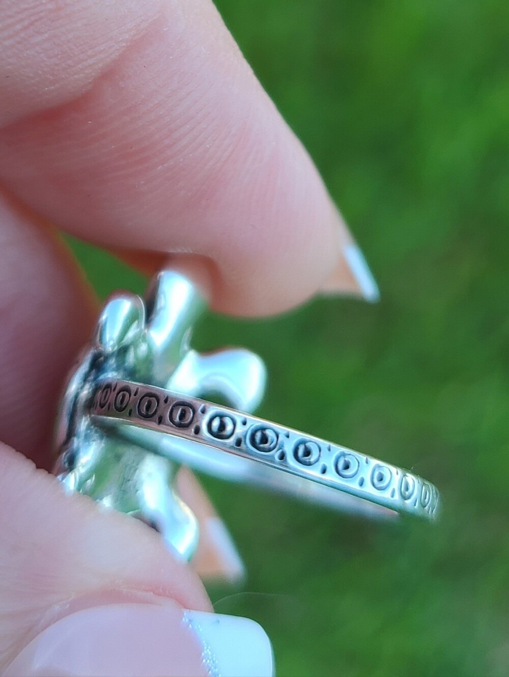 James Avery Turquoise Turtle Ring Size 5 - Picture 3 of 11